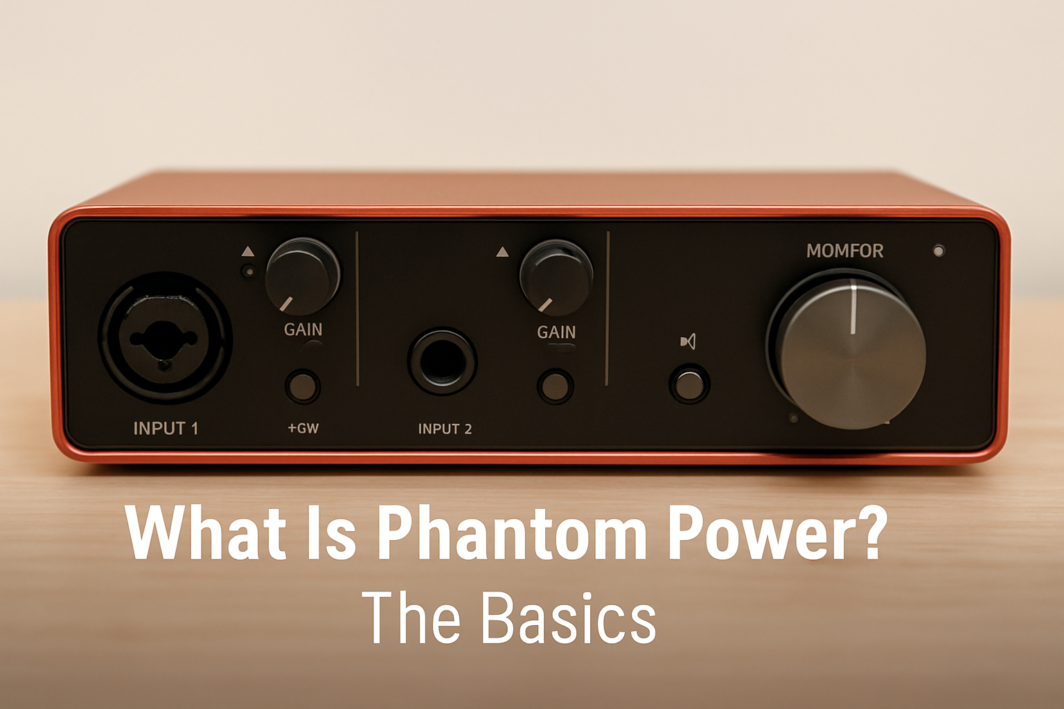 What Is Phantom Power? Let's Talk About The Basics