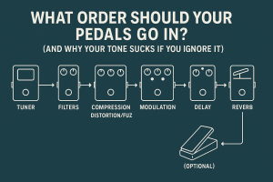 what order should guitar pedals go in